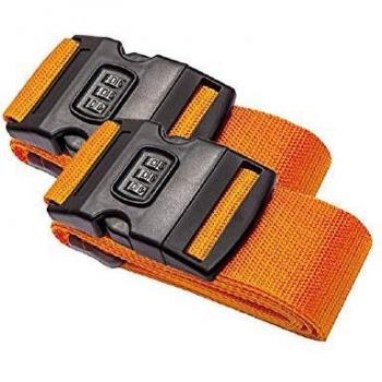 DoGeek Adjustable Suitcase Straps with Lock 2 Pack