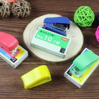 Kawaii Plastic Binder and Stapler Combo