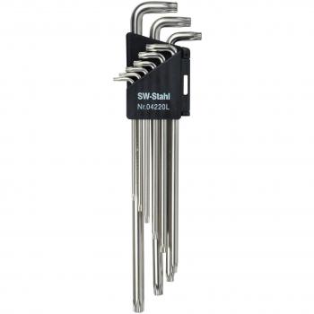 Kit de tournevis coudés SW‑Stahl 04220SB (T10–T50)