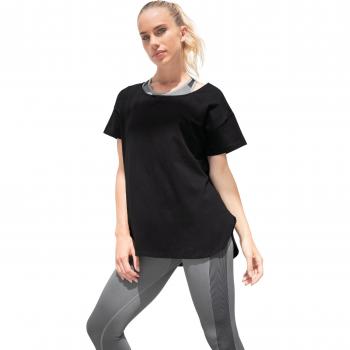 Damen T-Shirt Tombo Schwarz L
