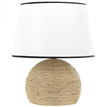Lampe décorative « Tressé Paille » avec abat‑jour textile Growee