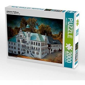 Legegröße 90 x 67 cm – Jáchymov Rathaus Puzzle