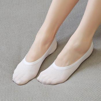 Chaussettes invisibles en coton, 10 pièces/5 paires, pour femmes, été