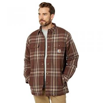 Carhartt Men's Relaxed Fit Flannel Shirt Jacket