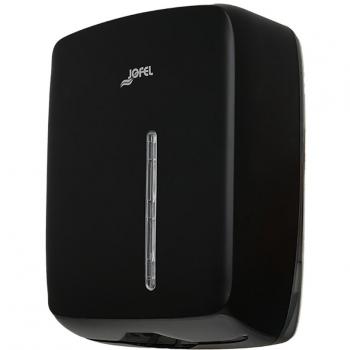 Dispensador de toallas de la marca Zig-Zag Timeless de Jofel en color negro