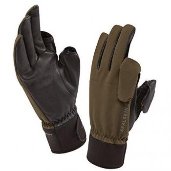 Grün-Olive Sealskinz Handschuhe M