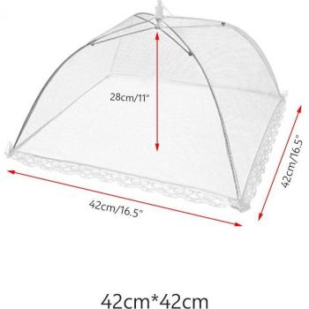 Sombrilla de Protección para Comida y Picnic