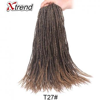 Synthetische Haarverlängerungen 16 Zoll Ombre