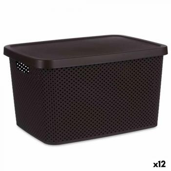 Contenitore Portabrighe Marrone 19L