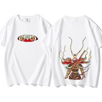 Chino-Monkey Fusion: Camiseta Harajuku Casual