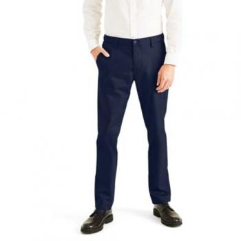Pantaloni Slim Blu Stain‑Defender di Dockers