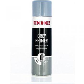 Simoniz Grey Primer Acrylic Paint Spray 500ml