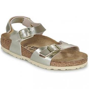 Barnsandaler BIRKENSTOCK Rio AS Kids BF Guld Metallic