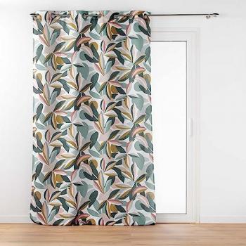 Rideau à Œillets Lavinia 140x260 cm – Couleur Bleu Tamisant