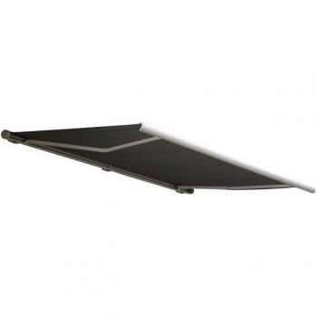 Anthrazitfarbene Kassettenmarkise H122, 4x3m