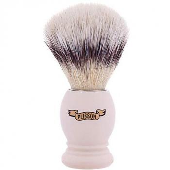 Blaireau Ivoire Fibre Blanche – Poils Naturels Plisson