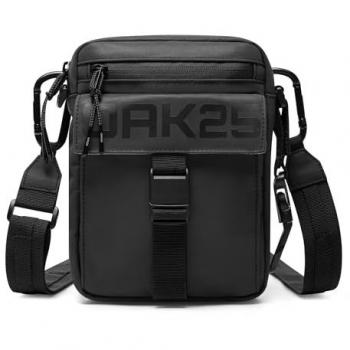 OAK25 Schwarz Reflektierende Brusttasche