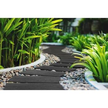 EcoStep Grey Railroad Tie Planks – 4-Pack (60 × 25 cm)