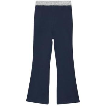 Leggings S.OLIVER JUNIOR Mädchen Gr. 116 N‑Gr blau Web