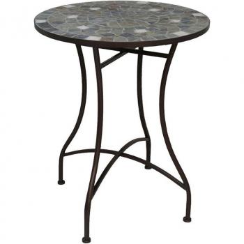 Mesa de Exterior Yeda con Diseño de Mosaico Ø60x71 cm