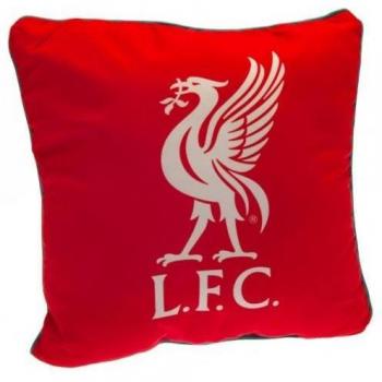 Cuscino quadrato rosso con stemma YNWA del Liverpool FC