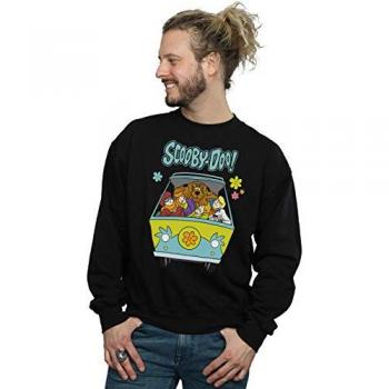 Black Mystery Machine Crewneck Top