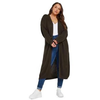 Pull Long Marron Chocolat pour Femmes 58-60