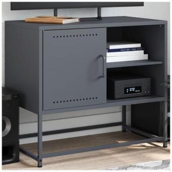 Meuble TV Design Rose Acier