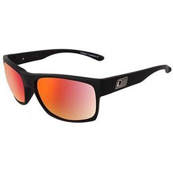 Furnace Polarised Sunglasses in Satin Black/Grey & Red Fusion