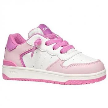 Baskets Géométriques Geox J WASHIBA GIRL Rose pour enfants