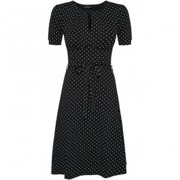 Schwarzes Vintage A‑Linien‑Kleid „Èmelie“ von Vive Maria