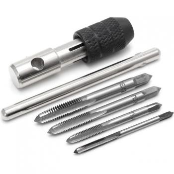T-Schrauben und Gewinde-Bohrer Set mit Schlüssel