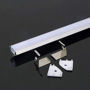 V‑Tac 2 m White Diffuser for LED Strip Corner Mounting – 19 × 19 mm