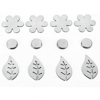 Feuilles Magnétiques en Inox – 4 pièces