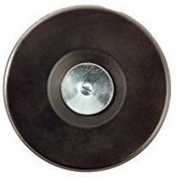 Support de disque caoutchouc D. 125 mm avec tige pour perceuse