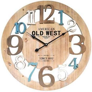 Horloge Murale Bois Design Urban 50x50x4,5
