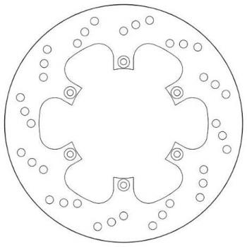 Disco Fijo Brembo Oro Silver One Size 68B40781