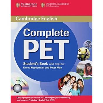 Emma Heyderman Complete Pet: Student'S Book With Answers And Cd-Rom