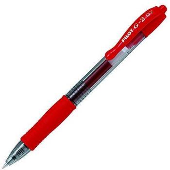 Pilot G2 Red Gel Pen (Pack of 12)