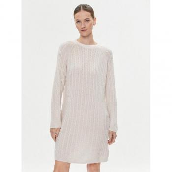 Tommy Hilfiger WW0WW39927: Strickkleid beige, locker sitzend