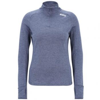 2XU Laufoberteil Ignition 1/4 Zip Indigo/Halogen