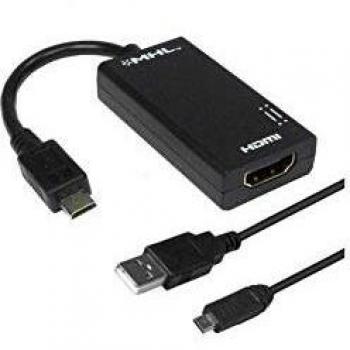 Adaptador Aiino MHL para USB‑C y MicroUSB