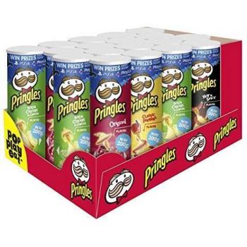 Pringles Party Mix | Knabberbox | 18 Dosen mit 4 verschiedenen Geschmäckern