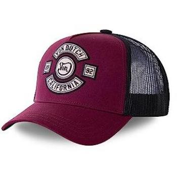 Von Dutch Red One Size Snapback Cap