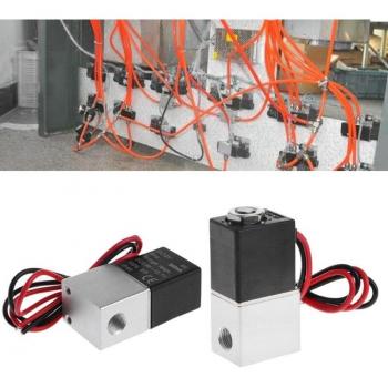 1/8 Magnetventil 12V DC, normal geschlossen, geeignet für Gas und Wasser