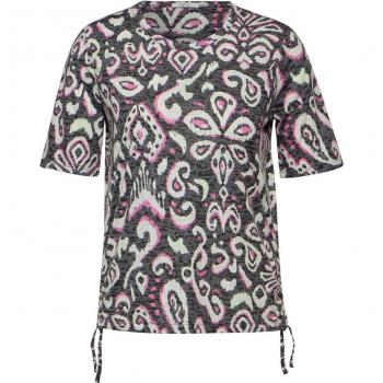 Cecil Print Burn Out T-Shirt