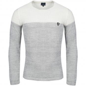 Carisma Menswear Kragenloser Pullover 7288 – L, Ecru
