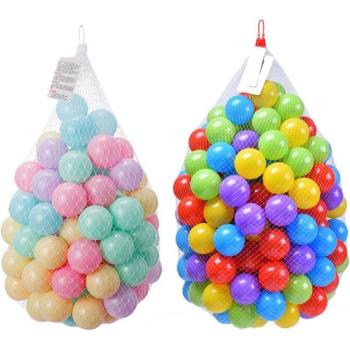 Water Pool Ocean Wave Balls for Kids with Basketball Hoop