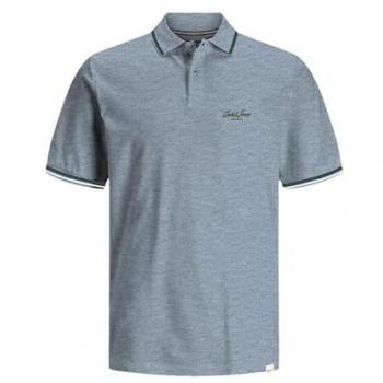 Jack & Jones Poloshirt 12285139‑SKW – Herren Polo mit kurzen Ärmeln, atmungsaktiv