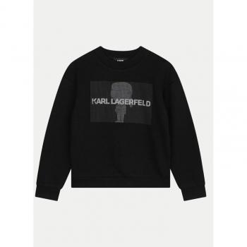 KARL LAGERFELD KIDS Veste en molleton pour garçon, 10A, noir